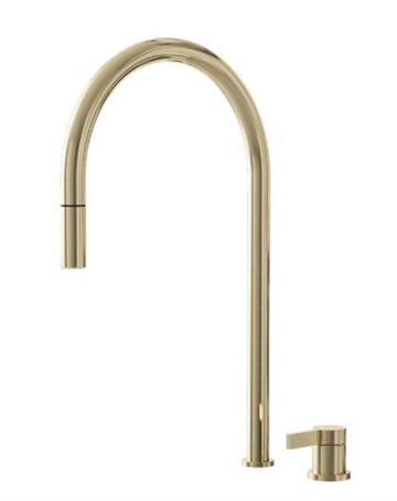 Lavabo Alkymist 787 RS køkkenarmatur m/udtrækstud i PVD messing